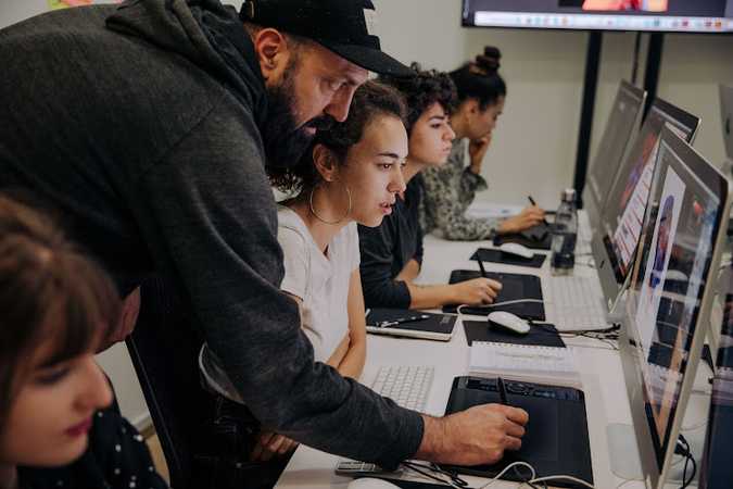 Fotografia tomada fuera de TRAZOS - Escuela Superior de Artes Digitales - Centro de formación en Madrid, Madrid