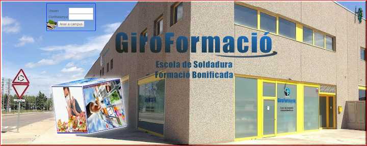Fotografia tomada fuera de Escuela de Soldadura Giroformació - Escola de cicles formatius en Bescanó, Girona