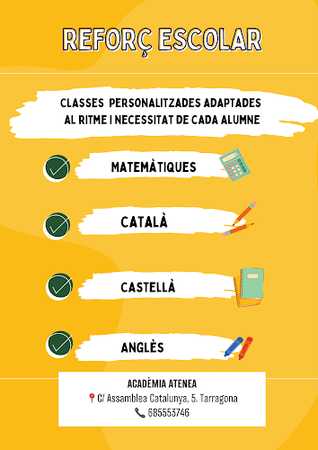 Fotografia tomada fuera de Acadèmia Atenea - Acadèmia d'anglès en Tarragona, Tarragona
